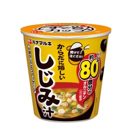 Hanamaruki Immediate Delicious Miso Soup, Freshwater Clam Soup, 0.3 oz (9.1 g) x 12 Packs