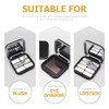 LALAFINA 2pcs Empty Magnetic Eyeshadow Palette, Small Empty Refillable Makeup