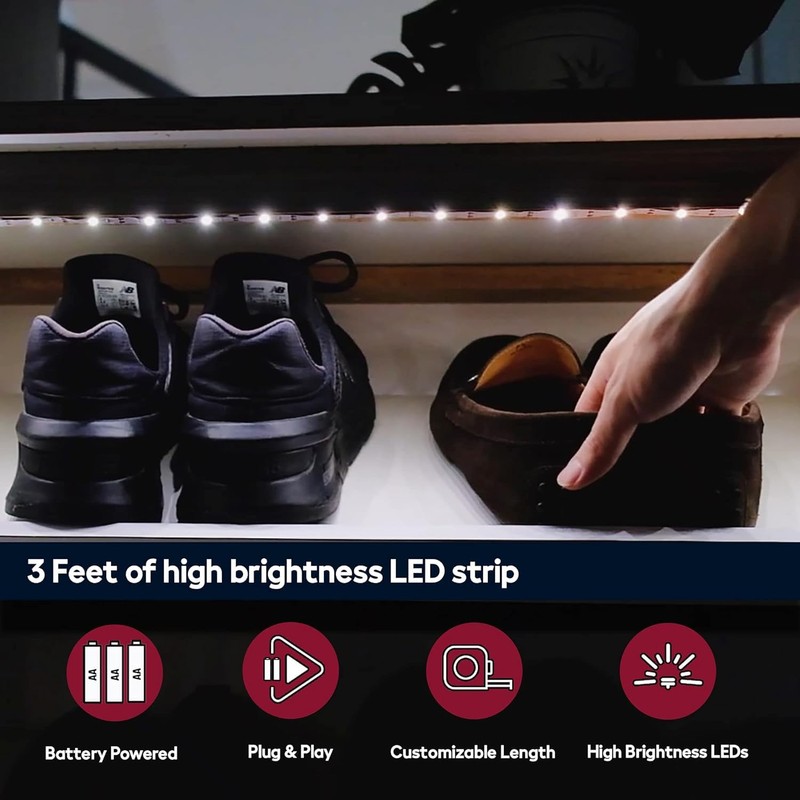 BestLuz Battery Powered LED Strip Lights, Wireless LED Strip Lights