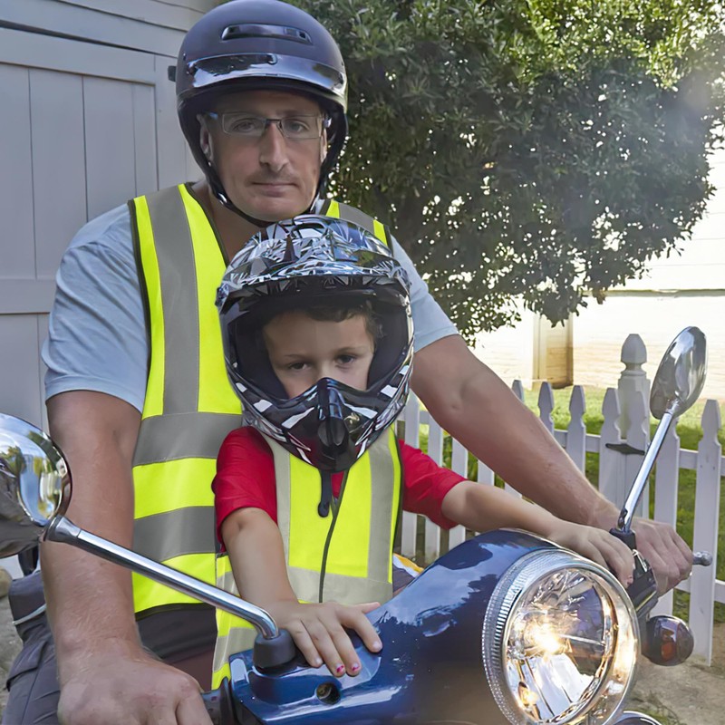 AYKRM Safety vest for children, high visibility vest, reflective safety