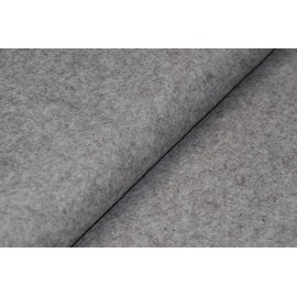 Handicraft Wool/Viscose Felt Fabric Material - Marl Grey V1, 1/4Mtr 45cm x 50cm