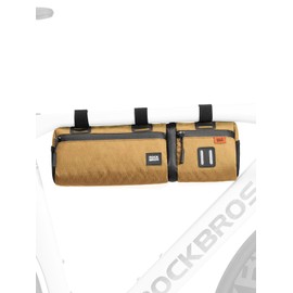 ROCKBROS Bike Handlebar Bag, 2L Large Capacity Handlebar Bags for Bicycles, 2 In 1 Multifunctional Bike Frame Bag, Separated Bike Saddle Bag