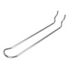 Merriway BH02114 Pegboard Hook BZP Looped 150mm -10 Pcs