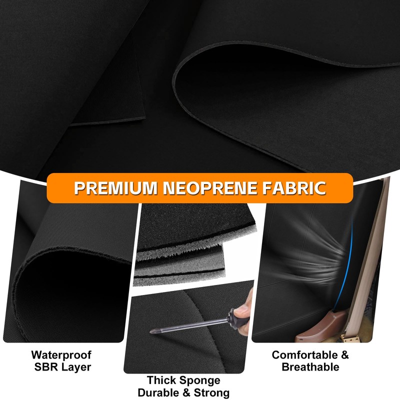 Kistrba Truck Seat Cover Compatible with 1973-1999 Chevy Full-Size Trucks,