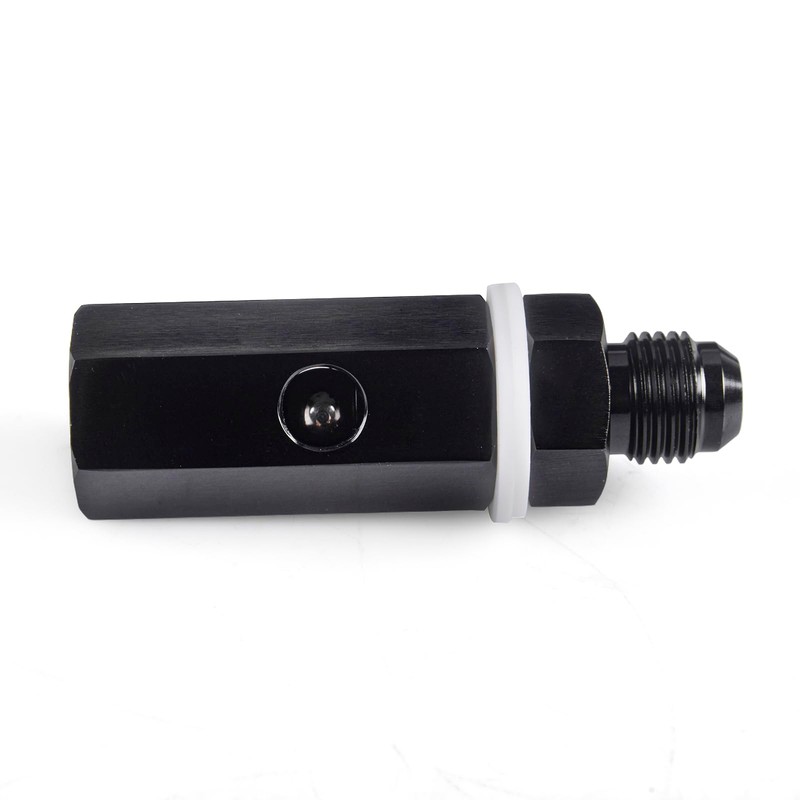 6AN Male Fuel Cell Tank Rollover Vent Valve Aluminum Fuel