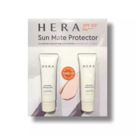 SellerHub [셀러허브]헤라 선메이트 프로텍터 50ml x 2개 톤업 메이크업 선크림 (S33259919) [Seller Hub] Hera Sunmate Protector 50ml x 2 Tone-up Makeup Sunscreen (S33259919) [2 pieces]