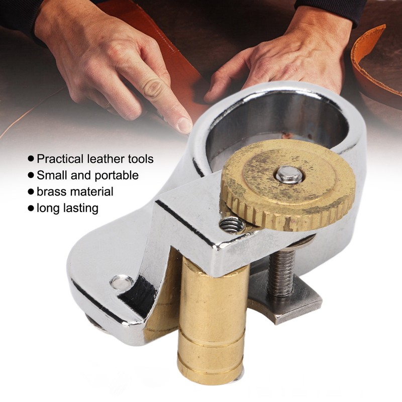 Leather Lace Cutter Ring Type Fast Cutting Brass Material Leathercraft