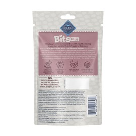 Blue Buffalo Blue Bits Plus Skin & Coat and Immune Support Dog Treats, Salmon, 3.5-oz. Bag