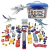 NA Aviator Action! Kids Airport and Airplanes Playset 57 Piece