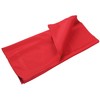 Fackelmann Weinglaspoliertuch, Poliertuch für Gläser, Geschirrtuch aus Polyester (Farbe: Rot),