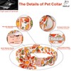 Babole Pet Fall Dog Flower Bow Tie Collar Adjustable Thanksgiving