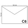 Netuno Invitation Envelopes Nacre Red DIN C6 114 x 162