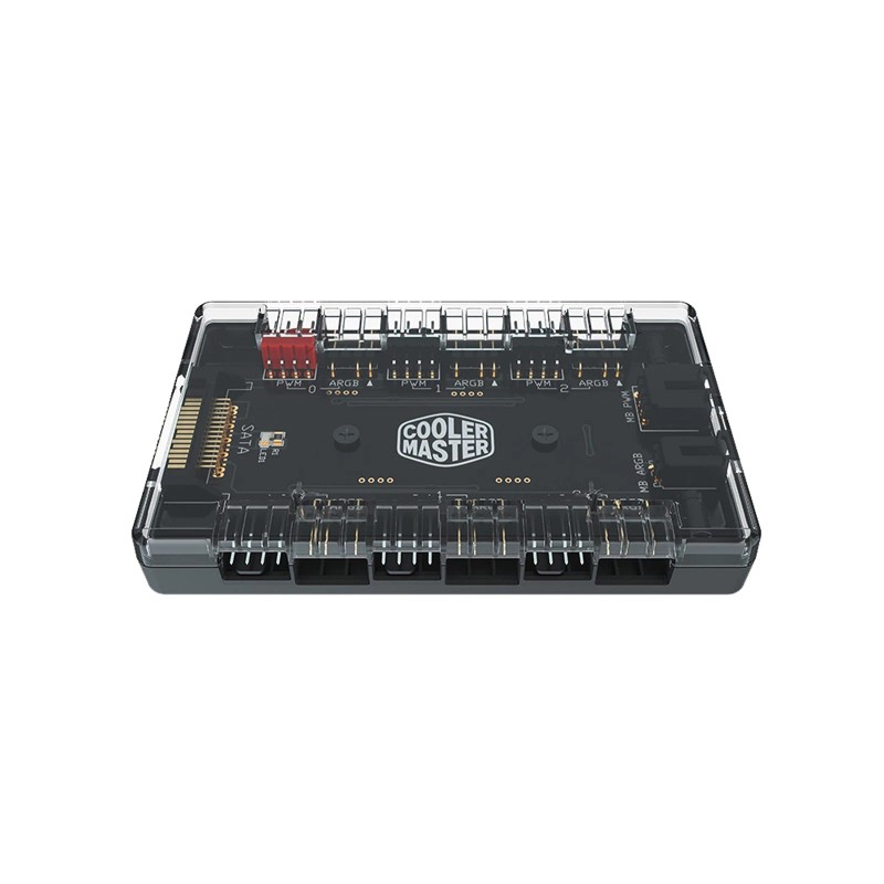 Cooler Master Argb Fan Hub For Pwm Fans Multi Connection