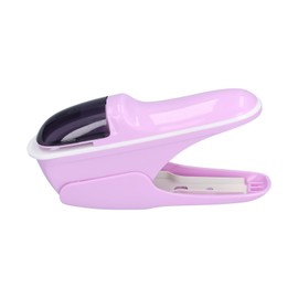 Stapleless Stapler Safe Environmentally Friendly ABS Stapling Machine for Office DocumentsPurple