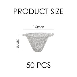 50 Filters, Stainless Steel Tube Ball Screen, Mesh Sugar Filter, Metal Wire Mesh Filter, Tapered Mesh Filter