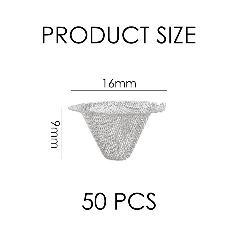 50 Filters, Stainless Steel Tube Ball Screen, Mesh Sugar Filter,