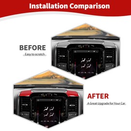 JOSHELA for RAM TRX Center Dashboard Storage Bin Trim Cover Fit for RAM TRX 2018-Present Red Interior Accessories