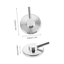 SUPVOX 4pcs Stethoscope Chestpiece for Pretend Play Game Accessory Realistic Replacement Parts for Stethoscopes Compatible with Various Models for Role Play and Imaginative Learning