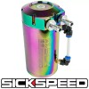 SICKSPEED NEO CHROME OIL CATCH CAN NON VENTED BAFFLED ENGINE