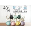 toptier Tea Kettle, TOPTIER Japanese Cast Iron Teapot with Infuser,