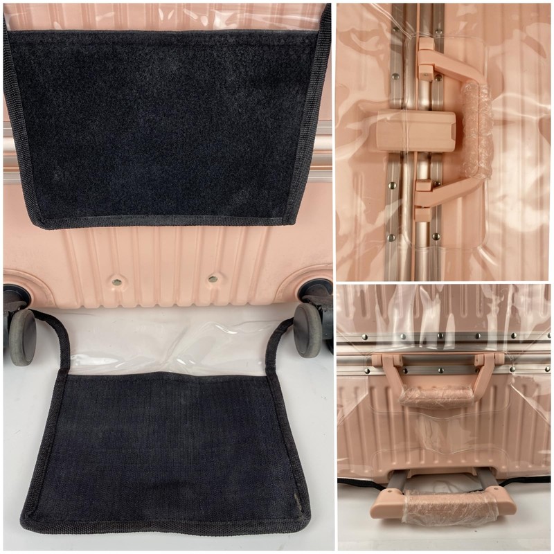 3 Piece Suitcase Covers for Luggage Sleeve Clear PVC Waterproof