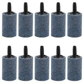 Pawfly 10 PCS Air Stone Cylinder 1.2 Inches Bubble Diffuser Airstones for Aquarium Fish Tank Pump