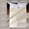 Nestl Beige Fitted Sheet Queen Size, Extra Deep Pocket Queen