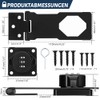 Hasp Hasp Security Hasp Lock, 4 Inch Combination Lock, Cabinet