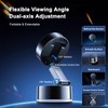 Juformin New Version Vacuum Magnetic Car Phone Holder, Dual-Sided Attachment,