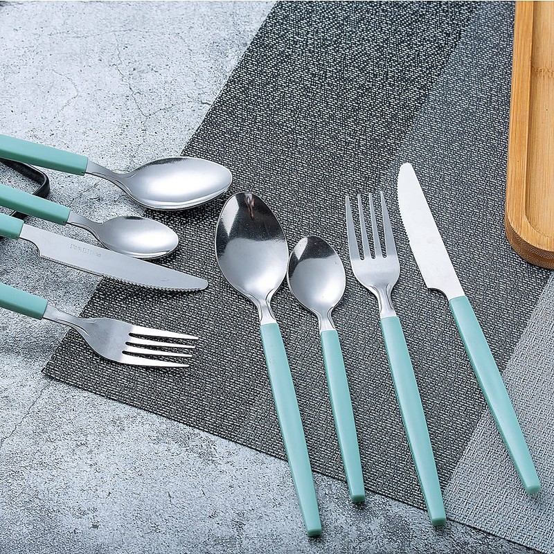 Cutiset 40 piece Stainless Steel Kitchen Flatware set with organizer,