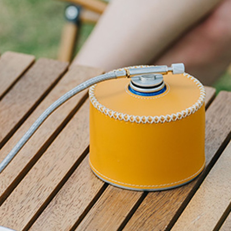 Gas Canister Protective Cover Portable PU Leather Gas Canister Cover