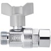 Kakudai 653-715-13 Ball Stop Faucet with Check Valve with Single