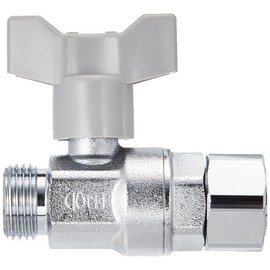 Kakudai 653-715-13 Ball Stop Faucet with Check Valve with Single Nut