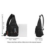 LAMMOK Large Sling Backpack, Sling Chest Bag Shoulder Crossbody Daypacks
