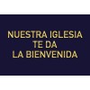 Tarjetas de Bienvenida para Iglesias / Paquete de 50 ,