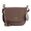 Mandarina Duck Women's Mellow Leather Shoulder Bag, balsamic