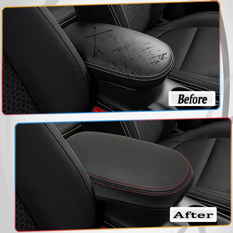 MUXEE Armrest Cover，for kia Soul 2014 2015 2016 2017 2018