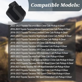 XYgdhqpt 66143-04021 Tailgate Hinge Pushing Catch/Tailgate Bushing Compatible with 2017-2024 Toyota Tacoma Rear Tailgate Hinge Bushing Grommet Right Side