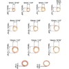QWORK® Copper Washers Assorted Kit, 200 Pcs Flat Copper Sealing