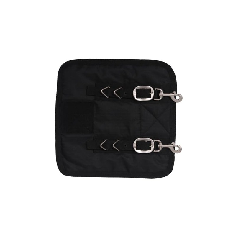 QHP Quick Release Breast Extension for Horse Blankets (Black), One