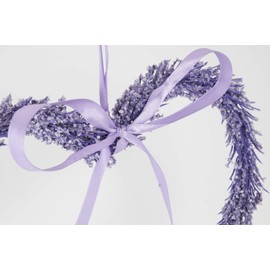 HEITMANN DECO Rice, Purple Heart Wreath, ca. 19 x 21 x 2 cm