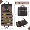 FONIQU Tool Roll Bag, 15L Capacity Heavy-Duty Portable Tool Organizers
