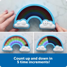 Learning Resources Timer Visivo Arcobaleno per Bambini, Dai 3 Anni, Timer per Classe e Casa, Supporto Sensoriale per Transizioni, 5 Impostazioni di Tempo