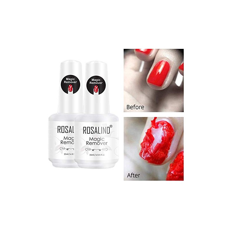 ROSALIND Gellack Entferner Set f√ºr UV Nagellack Magic Remover Aceton