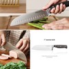 diamosteel 3PCS Knives Set for Kitchen, Include Chef & Santoku