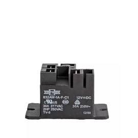 Song Chuan (Pack of 2) 832AW-1A-F-C1 12VDC 30A 277VAC Power Relay