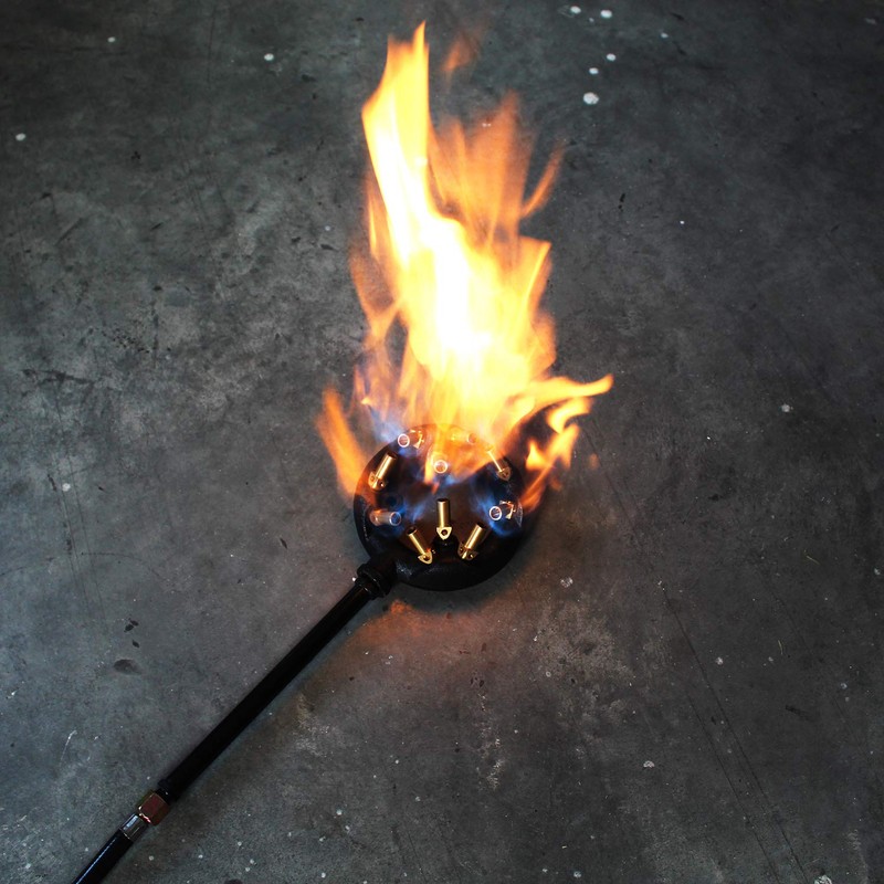 𝑴𝑬𝑵𝑺𝑰 10 Jets Homemade Cast Iron Burner Assembly Flame Control