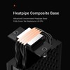 PCCOOLER CPU Air Cooler with Digital Display, ARGB Version, 4