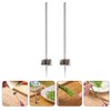 Yardwe 2 Pieces Onion Flower Cutter Stainless Steel Plum Blossom