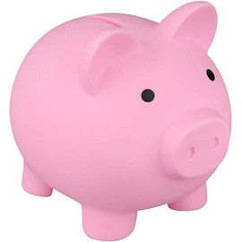 WSADZXC77 Cute Piggy Bank Plastic Pig Money Bank Adult Piggy Bank Mini Small Pig Money Box Coin Bank Plastic Piggy Bank for Boys Girls Children B